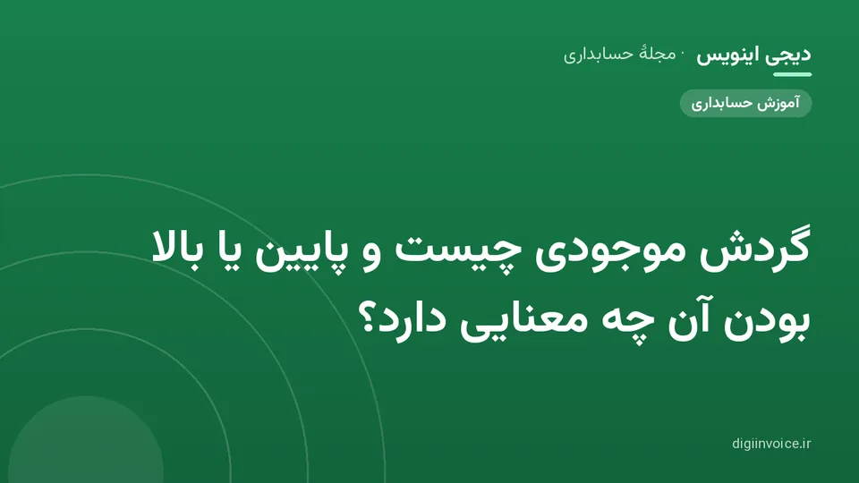 کاور موقت برندشده برای نوشتهٔ «گردش موجودی چیست و پایین یا بالا بودن آن چه معنایی دارد؟»