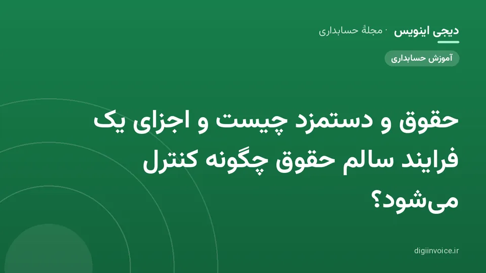 کاور موقت برندشده برای نوشتهٔ «حقوق و دستمزد چیست و اجزای یک فرایند سالم حقوق چگونه کنترل می‌شود؟»
