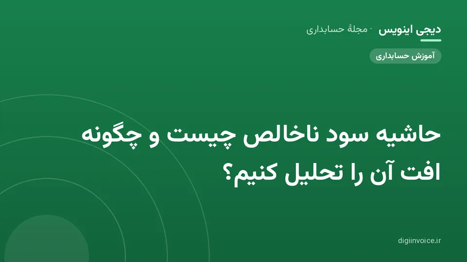 تصویر راهنمای حاشیه سود ناخالص